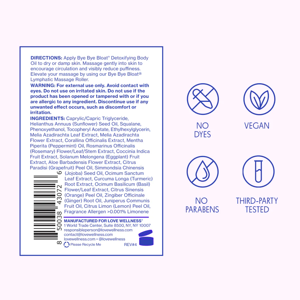 Bye Bye Bloat® Detoxifying Body Oil - Image 6