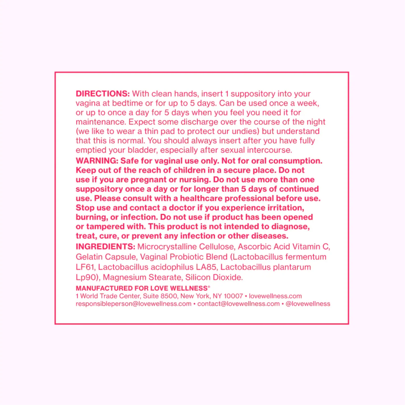 Flora Power® Vaginal Probiotic Suppositories - Image 5